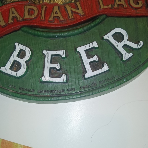 Moosehead Canadian Lager Beer Sign - Picture 6 of 7